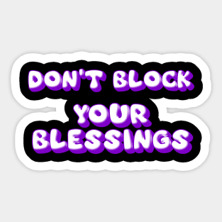 Blessings Sticker